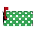 thumbnail image 1 of Salouo Green And White Polka Dot for Magnetic Mailbox Covers Waterproof Post Box Cover Post Letter Box Cover Post Box Cover Home Decor for Garden/Yard /Farmhouse-25.5x21 in, 1 of 8