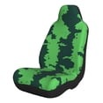 thumbnail image 1 of Salouo Green Stripes Of Watermelon Pattern Car Seat Covers,Universal Car Seat Protectors Easy to Install Car Cover Car Accessories Auto/rucks/Van/SUV-2 PCS, 1 of 9