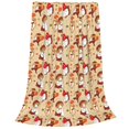 thumbnail image 1 of Salouo Guinea Pigs And Mushrooms Print Bed Blankets,Flannel Blanket Comfortable Air Conditioning Blanket Lightweight Blanket for Sofa Bed Travel & Couch -80"x60", 1 of 8