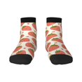 thumbnail image 1 of Salouo Hand Drawn Strawberry Pattern Unisex Middle Tube Socks,Middle-Finger Knee High Socks Over The Calf Tube Stocking Crew Stockings for Women and Men Tube Socks, 1 of 8