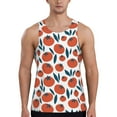 thumbnail image 1 of Salouo Hand Drawn Tomatoes for Men's Tank Tops,Sleeveless Muscle Shirts for Men Quick Dry Workout Tank Top Gym Muscle Tee Fitness Bodybuilding Sleeveless T Shirt-4X-Large, 1 of 7