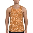 thumbnail image 1 of Salouo Hand-drawn Pumpkin with Flowers for Men's Tank Tops,Sleeveless Muscle Shirts for Men Quick Dry Workout Tank Top Gym Muscle Tee Fitness Bodybuilding Sleeveless T Shirt-Small, 1 of 7