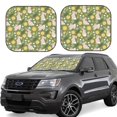 thumbnail image 1 of Salouo Happy Easter Pattern Car Windshield Sun Shade Foldable | Front Windshield Shade for Sun, Heat and UV Rays | Interior Sun Protection-Large, 1 of 6