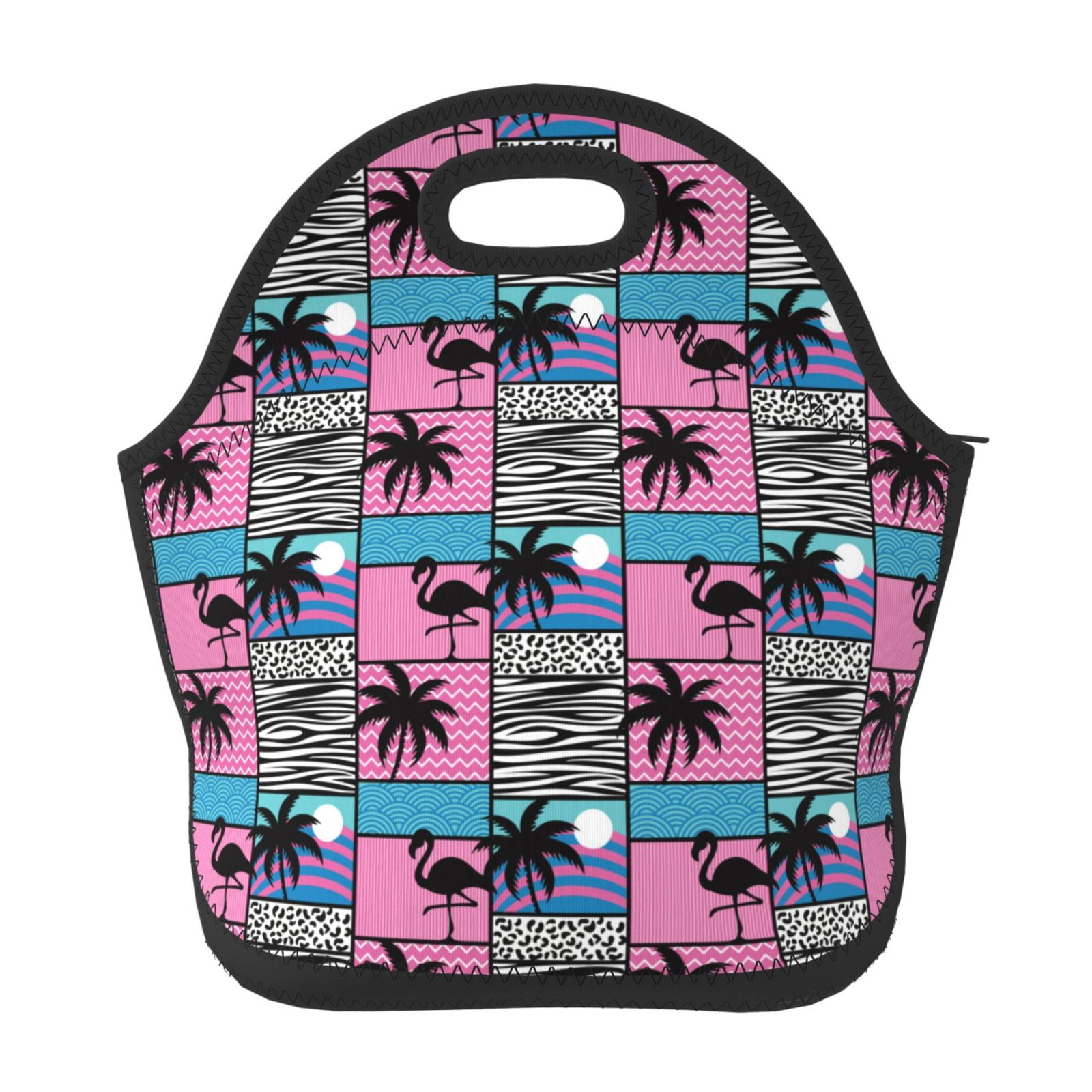 Salouo Hawaii Palms for Lunch Tote,Lunch Bag Insulated Lunch Box