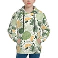 thumbnail image 1 of Salouo Hawaiian Style Pattern Hoodie Sweatshirt for Youth, Fall Pullover Hoodie Sweatshirt Long-Sleeve Pullover Hooded Sweatshirt-X-Large, 1 of 6