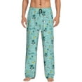 thumbnail image 1 of Salouo Hawaiian Style Print Pajama Pants for Men, Lounge Pants Elastic Waistband Casual Men's sleepwear Loungewear Sleep Pajama Pant -XX-Large, 1 of 7