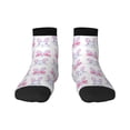 thumbnail image 1 of Salouo Heart Rabbit Pattern Unisex Middle Tube Socks,Middle-Finger Knee High Socks Over The Calf Tube Stocking Crew Stockings for Women and Men Tube Socks, 1 of 8