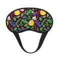thumbnail image 1 of Salouo Herbs And Spices Print Sleep Mask Eye Cover, 1-Pack Eye Masks Washable Sleeping Eyeshade Block Sleep Shade Cover Light Reduces Puffy Eyes Traveling Gifts, 1 of 7