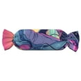 thumbnail image 1 of Salouo Hip-Hop DJ Dolphin Pattern Cute Bolster Pillow,Cylindrical Pillow Long Pillow for Bed Round Side Pillow for Knee/Leg/Neck ,- Length 24.4" x 9.8" Diameter, 1 of 8