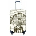 thumbnail image 1 of Salouo Horses Grazing On Meadow Pattern Travel Dust-proof Suitcase Cover, Softside Suitcase Protector Luggage Cover Protector for 18-32inch ,Not Included Suitcase, 1 of 8
