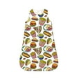 Salouo Hot Dog With One Sausage Print Baby Sleep Sack Wearable Blanket