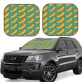 thumbnail image 1 of Salouo Hot Dogs 8 Pattern Car Windshield Sun Shade Foldable | Front Windshield Shade for Sun, Heat and UV Rays | Interior Sun Protection-Large, 1 of 6