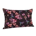 thumbnail image 1 of Salouo Humming Bird And Tropical Pattern Pillow Cases,1PC Pillow Covers with Envelope Closure Decorative Pillow Case for Bed Couch,Pillows Not Included-16"x24", 1 of 6