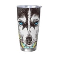 thumbnail image 1 of Salouo Husky With Dreamcatcher Print 20oz Tumbler with Lid,Stainless Steel Vacuum Insulated Tumbler Durable Insulated Coffee Mug Thermal Cup with Splash Proof Sliding Lid-Without Straw, 1 of 8