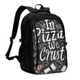thumbnail image 1 of Salouo In Pizza We Crust Art Pattern Extra Large Travel Laptop,Backpack with USB Charging Port College Backpack Business Work Bag Casual Daypack Fits for Men & Women, 1 of 7