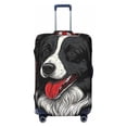 thumbnail image 1 of Salouo Independence Day Collie Pattern Travel Dust-proof Suitcase Cover, Softside Suitcase Protector Luggage Cover Protector for 18-32inch ,Not Included Suitcase, 1 of 8