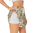 thumbnail image 1 of Salouo Indian Paisley Print Women's 2 in 1 Running Shorts Double-Layer Shorts Athletic Workout Gym Yoga Shorts Running Shorts for Women-X-Large, 1 of 7