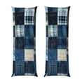 Salouo Indigo Patchwork Quilt 标题