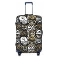thumbnail image 1 of Salouo Ink Graffiti Owl Pattern Travel Dust-proof Suitcase Cover, Softside Suitcase Protector Luggage Cover Protector for 18-32inch ,Not Included Suitcase, 1 of 8