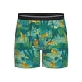 thumbnail image 1 of Salouo Jungle Leopard Pattern Men's Boxer Briefs, Soft & Breathable Underwear Elastic Waistband Briefs for Men,1-Pack, 1 of 7