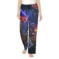 thumbnail image 1 of Salouo Jungle Path Glowing Mushrooms Print Women's Pajama Pants Casual Loose Sweatpants PJs Flowy Pants Drawstring Palazzo for Women Wide Leg Pants Lounge Pajama -XX-Large, 1 of 8