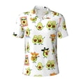 thumbnail image 1 of Salouo Kawaii Mexican Avocado for Men's Short Sleeve Polo Shirts,Polo Shirts for Men Performance Short Sleeve Golf Shirt Athletic Casual Collared T-Shirt-XX-Large, 1 of 8
