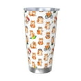 thumbnail image 1 of Salouo Kawaii Shiba Dog Print 20oz Tumbler with Lid,Stainless Steel Vacuum Insulated Tumbler Durable Insulated Coffee Mug Thermal Cup with Splash Proof Sliding Lid-Without Straw, 1 of 8