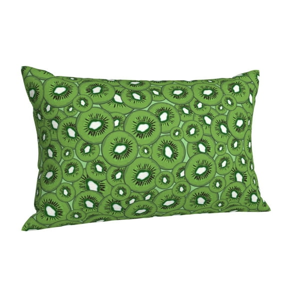 Salouo Kiwi Fruit Pattern Pillow Cases,1PC Pillow Covers with Envelope Closure Decorative Pillow Case for Bed Couch,Pillows Not Included-16"x24"