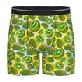 thumbnail image 1 of Salouo Kiwi Fruits Summer Pattern Men's Boxer Briefs, Soft & Breathable Underwear Elastic Waistband Briefs for Men,1-Pack, 1 of 7