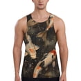 thumbnail image 1 of Salouo Koi Fish Tranquility for Men's Tank Tops,Sleeveless Muscle Shirts for Men Quick Dry Workout Tank Top Gym Muscle Tee Fitness Bodybuilding Sleeveless T Shirt-4X-Large, 1 of 7