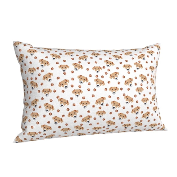 Salouo Labrador Retriever Dog Pattern Pillow Cases,1PC Pillow Covers with Envelope Closure Decorative Pillow Case for Bed Couch,Pillows Not Included-14"x20"