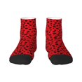 thumbnail image 1 of Salouo Ladybug Dotted Pattern Unisex Middle Tube Socks,Middle-Finger Knee High Socks Over The Calf Tube Stocking Crew Stockings for Women and Men Tube Socks, 1 of 8