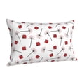 thumbnail image 1 of Salouo Ladybug With Dandelion Pattern Pillow Cases,1PC Pillow Covers with Envelope Closure Decorative Pillow Case for Bed Couch,Pillows Not Included-16"x24", 1 of 6
