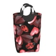 thumbnail image 1 of Salouo Ladybugs and Red Hearts for Dirty Clothes Hamper,Extra Large Hamper Basket Bin 1-Pack Big Laundry Baskets with Handles Laundry Hampers Fits for Bedroom & Living Room, 1 of 5
