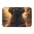thumbnail image 1 of Salouo Lake Meditating Elephant Pattern Outdoor Indoor Sturdy Doormats 16’’×24’’, Anti Fatigue Soft Flannel Thick Door Mat,Non-Slip Rectangle Rug Cushion, 1 of 7
