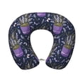 thumbnail image 1 of Salouo Lavender Flowers for Memory Foam Travel Pillow,Versatile U-Shaped Pillows Memory Foam Cervical Neck Pillow Soft Washable Cover for Home Office Camping Travelling, 1 of 8