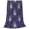 thumbnail image 1 of Salouo Lavender Flowers Print Bed Blankets,Flannel Blanket Comfortable Air Conditioning Blanket Lightweight Blanket for Sofa Bed Travel & Couch -50"x40", 1 of 8