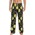 thumbnail image 1 of Salouo Lavender Flowers Print Pajama Pants for Men, Lounge Pants Elastic Waistband Casual Men's sleepwear Loungewear Sleep Pajama Pant -XX-Large, 1 of 7