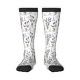 thumbnail image 1 of Salouo Lavender Flowers Print Women's Men's Ankle Socks 1-pack Casual Athletic Socks for Unisex Adult Moisture-Wicking Socks for Daily Wear/Running/Sport, 1 of 8