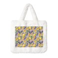 thumbnail image 1 of Salouo Lavender Flowers for Plush Underarm Bag,Soft Tote Bag Ladies Fluffy Shoulder Bag Women Furry Tote Bag Plush Handbag for Autumn and Winter, 1 of 7