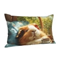 thumbnail image 1 of Salouo Lazy Home Style Guinea Pig Pattern Pillow Cases,1PC Pillow Covers with Envelope Closure Decorative Pillow Case for Bed Couch,Pillows Not Included-20"x30", 1 of 6