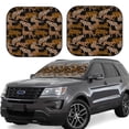 thumbnail image 1 of Salouo Leopard Print Pattern Car Windshield Sun Shade Foldable | Front Windshield Shade for Sun, Heat and UV Rays | Interior Sun Protection-Medium, 1 of 6