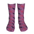 thumbnail image 1 of Salouo Leopard Print Pattern Fun Novelty Crew Socks,Casual Athletic Socks Neutral Socks, 1 of 7