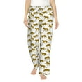 thumbnail image 1 of Salouo Leopard Print Print Women's Pajama Pants Casual Loose Sweatpants PJs Flowy Pants Drawstring Palazzo for Women Wide Leg Pants Lounge Pajama -Medium, 1 of 8