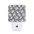 thumbnail image 1 of Salouo Lilies Flowers for Night Lights Plug into Wall 1 Pack, 0.5W Plug in Night Light with Dusk-to-Dawn Light Sensor LED Nightlight for Bathroom, Adult, Hallway-US, 1 of 7