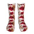 thumbnail image 1 of Salouo Lilies Flowers Pattern Fun Novelty Crew Socks,Casual Athletic Socks Neutral Socks, 1 of 7