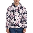 thumbnail image 1 of Salouo Lilies Flowers Pattern Men's Fall Hoodie Sweatshirt,Sport Hoodie with Pockets for Men Pullover Casual Hooded Sweatshirt-Small, 1 of 7