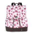thumbnail image 1 of Salouo Lilies Flowers Pattern PU Leather Backpack,Purse for Women Fashion Multipurpose Design Handbag Ladies Shoulder Bags Travel Backpack, 1 of 4