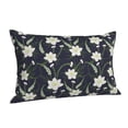 thumbnail image 1 of Salouo Lilies Flowers Pattern Pillow Cases,1PC Pillow Covers with Envelope Closure Decorative Pillow Case for Bed Couch,Pillows Not Included-14"x20", 1 of 1