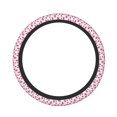 thumbnail image 1 of Salouo Lilies Flowers Print Elastic Car Steering Wheel Cover - 15'' Non-Slip Car Wheel Cover Protector - Universal Car Accessory for Diverse Cars, 1 of 6